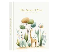 Lanpn Livre de Naissance Bébé Fille Garçon - The Story of You, Album Photo Bebe Première Année à 5 Ans, Journal Naissance Baby Book pour Coller Photos Écrire Cadeau (154 Pages, Anglais)