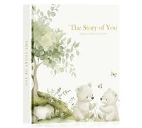 Lanpn Livre de Naissance Bébé Fille Garçon - The Story of You, Album Photo Bebe Première Année à 5 Ans, 154 Pages Journal Naissance Baby Book pour Coller Photos Écrire Cadeau, Anglais