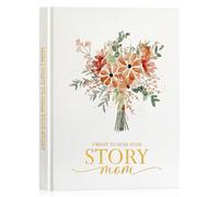 Lanpn Maman Raconte Moi Ton Histoire avec 270+ Questions, Livre d'histoire de La Vie de Mère, Fête des Mères Anniversaire Cadeau, Mom Story Book Journal Guidé Carnet de Souvenirs, Anglais