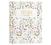 Lanpn Maman Raconte Moi Ton Histoire, Livre d'histoire de La Vie de Mère avec 270+ Questions, Fête des Mères Anniversaire Cadeau, Mom Story Book Journal Guidé Carnet de Souvenirs, Anglais