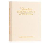 Lanpn Mamie Raconte Moi Ton Histoire, Grand-mère Livre d'histoire de La Vie avec 260+ Questions, Grandma Life Story Journal Intime Mémé Souvenirs, Fête des mères Anniversaire Cadeau, Beige, Anglais