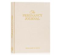 Lanpn Mon Journal de Grossesse, Livre Grossesse pour Future Maman, Carnet Grossesse 156 pages, Souvenirs Bébé Naissance, Cadeau Femme Enceinte Future Parents Pregnancy, Anglais, Beige
