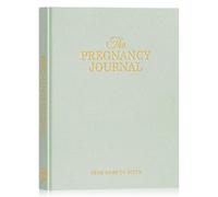 Lanpn Mon Journal de Grossesse, Livre Grossesse pour Future Maman, Carnet Grossesse 156 pages, Souvenirs Bébé Naissance, Cadeau Femme Enceinte Future Parents Pregnancy, Anglais, Vert Sauge