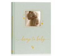 Lanpn Mon Journal de Grossesse, Livre Grossesse pour Future Maman, Carnet Grossesse Pregnancy 156 pages, Souvenirs Bébé Naissance, Cadeau Femme Enceinte Future Parents, Vert Sauge, Anglais