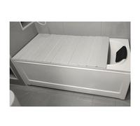LANRUEU Extensible Ponts De Baignoire Protège-poussière Couverture, Pliage D'isolation Épaisseur 0.6cm Multifonctionnel Support Rangement(80x135x0.6cm)