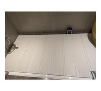 LANRUEU Pliant PVC Étanche À La Poussière Baignoire Couverture, 1,2cm D'épaisseur D'isolation, Ponts pour Étagère Table De Bain Douche(80x180x1.2cm)