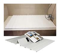 LANRUEU Ponts De Baignoire Anti Poussière Pliant Couverture, Blanc PVC Plastique D'isolation, Multifonction Housses pour La Maison, Salle Bain(80x115x0.6cm)