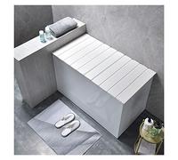 LANRUEU Ponts de Baignoire Couverture De, Pliant Anti Poussière Isolation Housse Résistante À La Chaleur, Paisseur 0.6CM Étagère Salle Bain, Personnalisable(80x180x0.6cm)