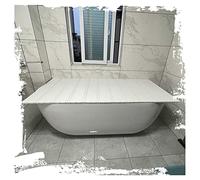 LANRUEU Ponts de Baignoire Couverture, Épaisseur 1,2cm Pliable D'isolation, Étanche À La Poussière Panneau Isolant pour Salle Bain Spa(70x150x1.2cm)