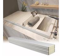 LANRUEU Ponts de Baignoire Couverture, Pliant Isolation Housse Résistante À La Chaleur, Anti Poussière Salle Bain Housses, Épaisseur 0.6CM(80x138x0.6cm)