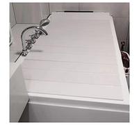 LANRUEU Ponts de Baignoire Couverture pour Salle Bain, Épaisseur 1,2cm Pliable D'isolation, Étanche À La Poussière Panneau Isolant pour Spa(75x135x1.2cm)