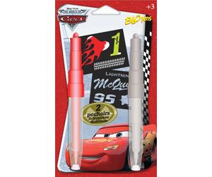 Lansay - 25450 - Loisirs Créatifs - Dessins - Blopens Avec Pochoirs Cars - Pack de 2