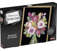 Lansay - Collection Sequins Bouquet de Fleurs - Cadre en Bois - Dès 14 Ans