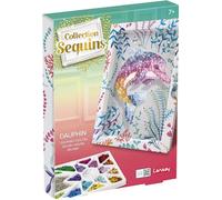 Lansay - Collection Sequins Dauphin - Kit Créatif Tableau - Dès 7 Ans