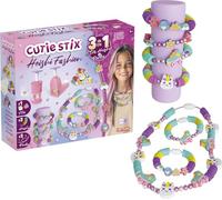 Lansay Kit créatif bijoux CUTIE STIX HEISHI FASHIONISTA 3 en 1 (découpe, perçage, perles) Dès 6 ans