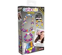 Lansay - CUTIE STIX - Recharge Tattoo - A Utiliser avec Atelier Cutie Stix - 11 Stix Unis & Colorés - Avec Planche de Tattoo -Création Bijoux & Kit Bracelets pour Enfants dès 6 ans(packaging may vary)