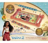 Lansay - DISNEY VAIANA 2 - Métier À Tisser Les Perles - Création De Bracelets Perles Enfant - 800 Perles Colorées Fils Et Charms - Activité Manuelle - Dès 5 Ans