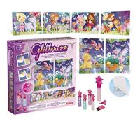 LANSAY - GLITTERIZZ® - Farandoles Scintillantes - Kit de création pour enfants dès 5 ans