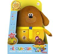 Lansay He Oua-Oua - Peluche Électronique Interactive - Jouet Éducatif avec Sons Et Lumières - Design Doux Et Ludique - Développe Les Sens Et L'Imagination - Format Adapté Aux Tout-Petits
