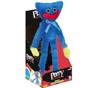 Lansay - Huggy WUGGY - Peluche Animée - 36cm - Marionnette À Membres Dégingandés - Transforme Son Visage Jovia à Terrifiant avec Dents Pointues - Jouet Interactif pour Enfants - Dès 4 Ans