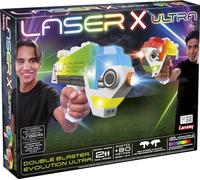 Lansay Jeu laser Laser X Double Blaster Evolution Ultra – 2 pistolets sans fil, cible intégrée