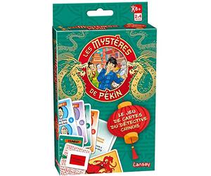Lansay - Les MYSTÈRES DE PÉKIN - Jeu de Cartes d'Enquête et Réflexion - pour Enfants dès 8 Ans - Jeu de Cartes du Détective Chinois - Énigmes Passionnantes - 2 à 4 Joueurs - Version Française