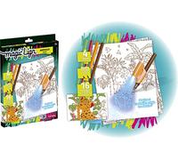 Lansay - Magic LIGN - Animaux - Projecteur Pocket de Dessins et Coloriages - pour Enfants dès 7 Ans - Kit Créatif Portable avec 16 Illustrations à Révéler & 4 Feutres - Loisirs Créatifs