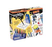 Magic Lign - LANSAY - Coffret Repro Naruto - 100 illustrations - Dès 7 ans