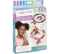 Lansay - MAKE IT REAL - Bracelets Color Reveal - Kit Création 5 Bracelets pour Enfants dès 8 ans - Avec Perles Magiques qui Changent de Couleur Sous la Lumière - Loisirs Créatifs - Activité Manuelle