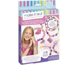 Lansay - Make IT Real - Bracelets Rêve Arc en Ciel - Kit Création 3 Bracelets à Breloques + 1 Bague pour Enfants dès 8 Ans - avec Perles Colorées & Charms - Activité Manuelle - Loisirs Créatifs