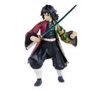 Lansay - McFarlane Toys - Demon Slayer - Figurine Giyu Tomioka 18 cm - Articulée avec Épée et Mains Alternatives - Jouet Manga Demon Slayer - Figurine McFarlane Toys de Collection - Dès 12 Ans