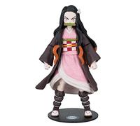 Lansay - McFarlane Toys - Demon Slayer - Figurine Nezuko Kamado 18 cm - Articulée avec Mains Classiques et Démoniaques + Socle - Jouet Manga Demon Slayer - Figurine de Collection - Dès 12 Ans