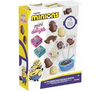 Lansay - Mini DÉLICES - Atelier de Confection Chocolat - Minions - Kit chocolaterie Enfants avec moules et Accessoires - Chocolats en Forme de Minions - Création gourmande dès 5 Ans