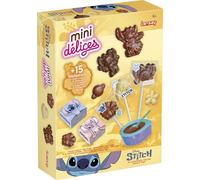 Lansay - Mini DÉLICES - Atelier de Confection Chocolat - Stitch & Angel - Kit chocolaterie Enfants avec moules et Accessoires - Chocolats en Forme de Stitch - Création gourmande dès 6 Ans