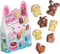 Lansay - Kit création chocolat Mini Delices Choco Friends - 15 chocolats dès 6 ans, emballage inclus