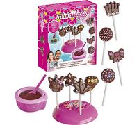 MINI DÉLICES - Kit Création Sucettes Chocolat Pour Enfants dès 6 Ans - Cuisine Créative - Kit Patisserie Sans Cuisson - Activité Manuelle - Fabrique de Chocolat - Accessoires Inclus - Lansay