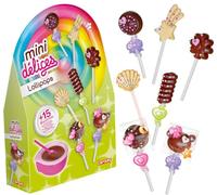 Lansay – Coffret création Mini Délices Lollipops – 15 sucettes chocolat, dès 6 ans
