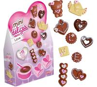 Lansay – Kit création chocolat Mini Délices Love, 15 chocolats forme cœur, dès 6 ans, sans cuisson