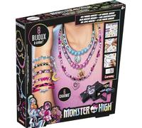 Lansay - Monster High Mes Parures - Kit Création 8 Bijoux - Dès 8 Ans - Jeu | Fabrication de Bijoux Enfant - 275 Perles, 120 Perles Heishi et 6 Charms - Coffret de Rangement - Bracelets et Colliers