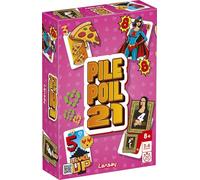 Lansay - Pile Poil 21 - Jeu De Cartes pour Enfants dès 8 Ans - Jeu De Société Enfant Et Famille - Jeu De Cartes Familial - Format Compact - 2 À 4 Joueurs