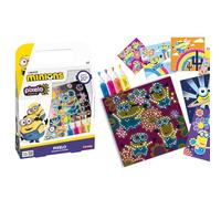 Lansay – Kit créatif PIXELO PHOSPHO 2D Minions – Dessin phosphorescent pour enfant 7 ans+