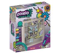 Lansay - Pixelo Phospho 3D Glow Monsters - Tableau Lumineux - Dès 7 Ans