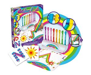 Lansay Rainbow Brush - Atelier De Lettres - 21841 - Kit Créatif avec 30 Unités - Activité Artistique Et Ludique - Idéal pour Enfants Dès 6 Ans - Lot De 1 - Format Pratique pour Moments De Loisirs