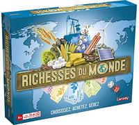Lansay - RICHESSES du Monde - Edition Originale - Jeu de Société Famille pour Enfants dès 8 Ans - Acquérir Un Maximum de Richesses - Jeu Tactique de 2 à 6 Joueurs - 45 Min - en Français