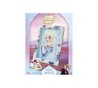 Lansay - Kit créatif Sequins Elsa (Reine des Neiges) - Tableau étincelant - Dès 7 ans