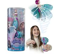 Lansay - Sky Dancers - Turquoise Twinkle - Poupée Fée Volante Magique pour Enfants dès 6 Ans - Fée Poupée Qui s'Envoie en l'Air avec Son Lanceur à Corde - Fonctionne sans Pile