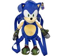 PELUCHE SAC a DOS - SONIC, 30 cm x 15 cm x 14 cm