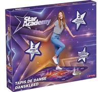 Lansay - Star Academy - Tapis de Danse Électronique Junior - Jeu de Danse pour Enfants Dès 6 Ans - Base Musicale et Lumineuse - 2 Mode de Jeu - 3 Styles Musicaux - Tapis 88x88 cm - Développe Rythme