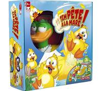 Lansay - Tempête à la Mare - Jeu de Société Enfants Dès 4 Ans - Jeu Rigolo pour Tout-Petits - De 2 à 4 Joueurs - Plateau et Canetons Inclus - Idée Cadeau Famille - Version Française