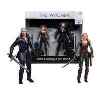 Lansay - The Witcher Geralt de RIV et Ciri - Figurines 18 Cm - Dès 12 Ans